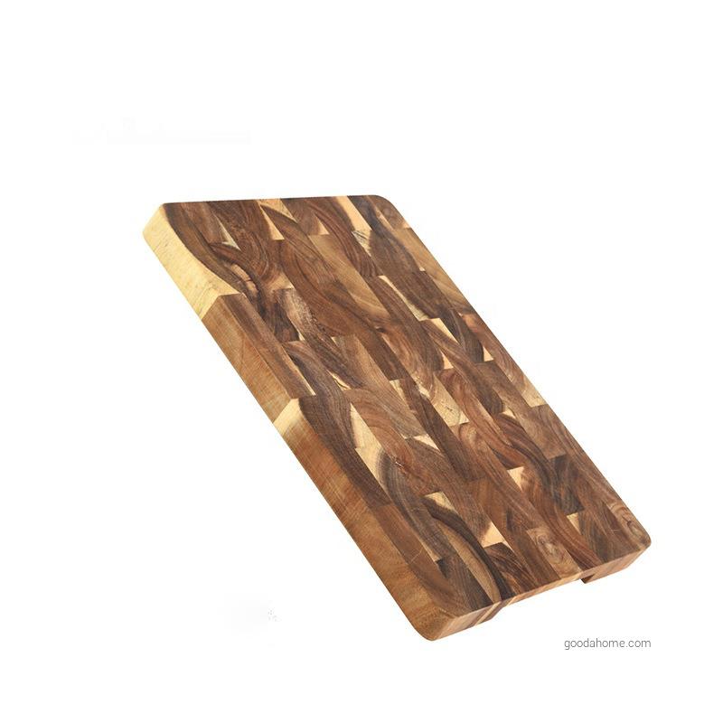 Planche à découper de cuisine en bois d'acacia